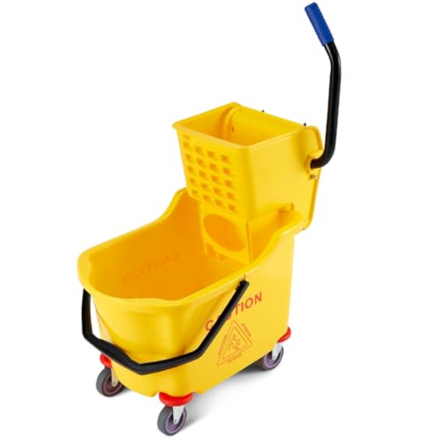 Commercial Kitchen On Wheels - Commercial Mop Bucket with Side Press
