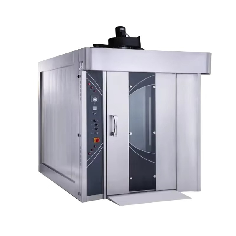 Rotary Bakery Oven - Double Trolley 12/16/32/64 Tray Rack Rotating