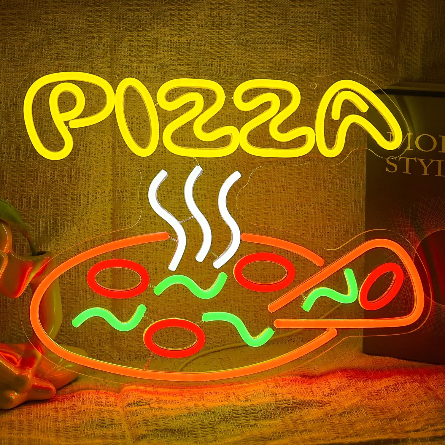 Commercial Kitchen Store - Pizza Neon Sign USB Dimmable LED