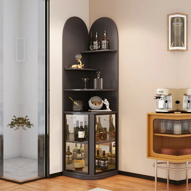 Commercial Kitchen Wall Shelves - Wall Bar Cabinet Open Cabinets Iron