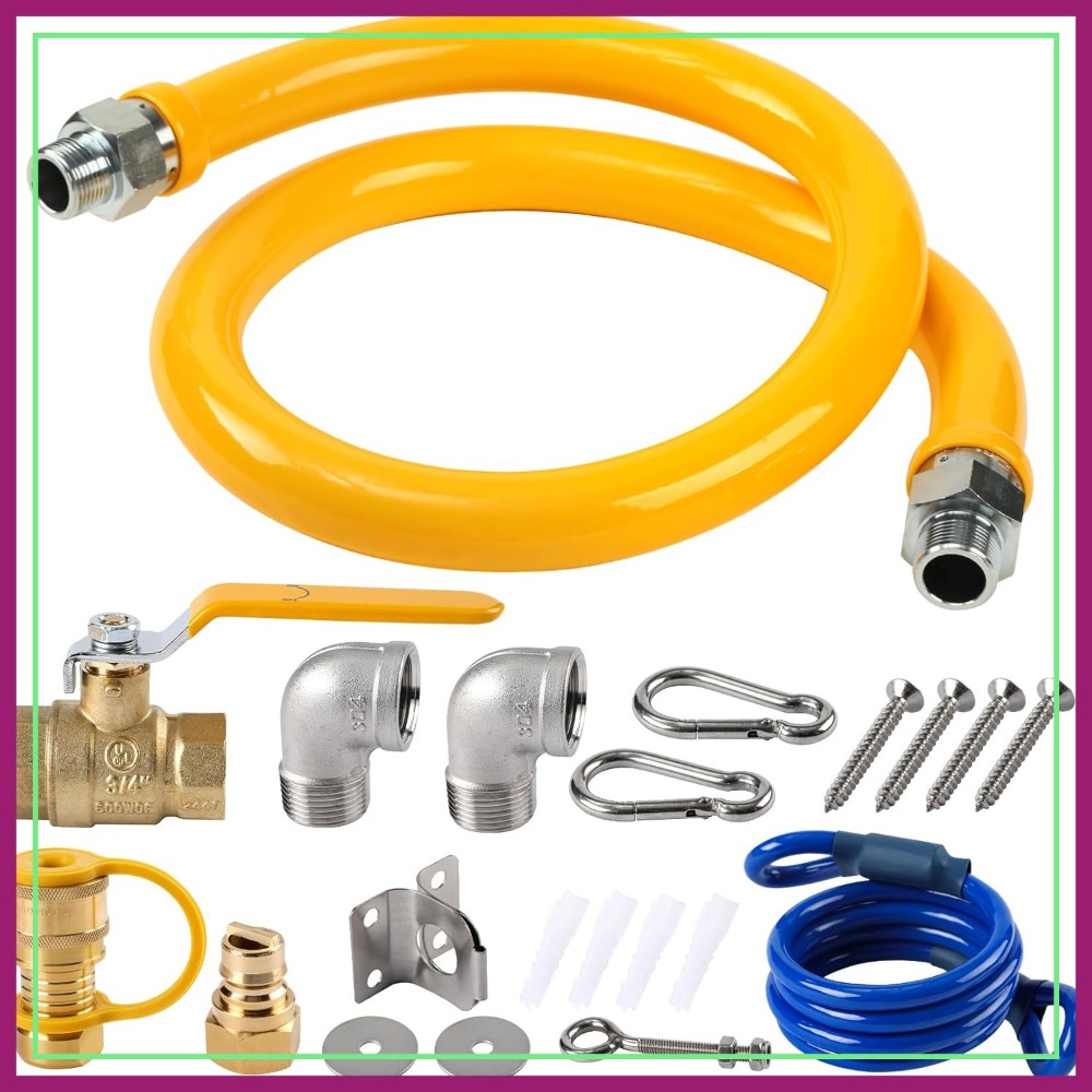 Commercial Kitchen Gas Line - Safety System Kit, 3/4