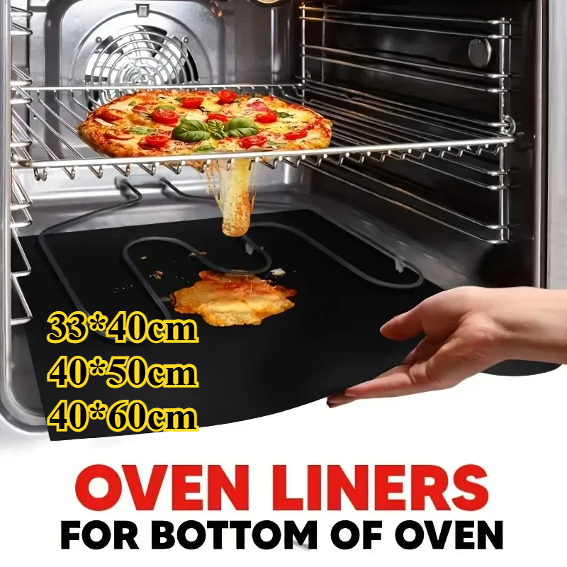 Rotary Bakery Oven - 33×40/40×50/40×60cm Non-Stick Oven Liners Reusable BBQ