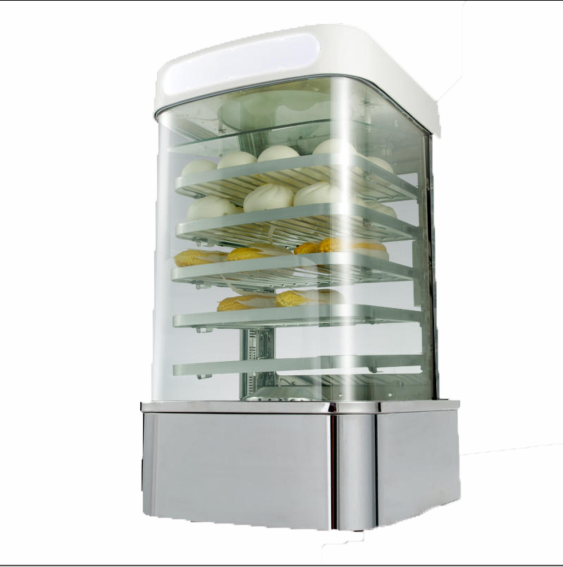 Food Warmer Display - Black Heated Display Cabinet Pie Warmer