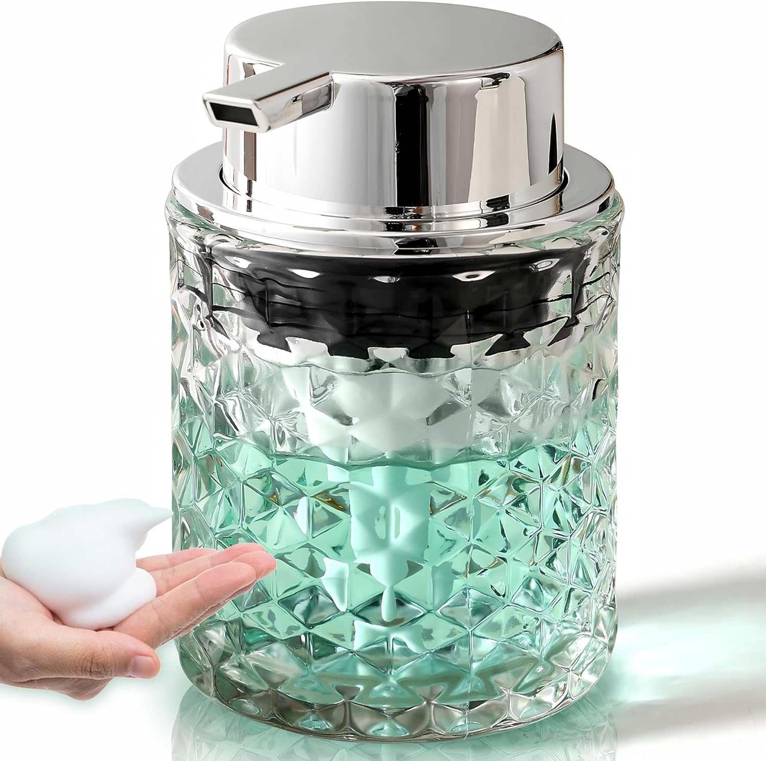 Commercial Kitchen Images - Foaming Hand Soap Dispenser, Refillable Clear