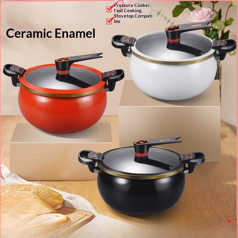 Soup Kettle Warmer - kitchen items Ceramic non-stick soup pot