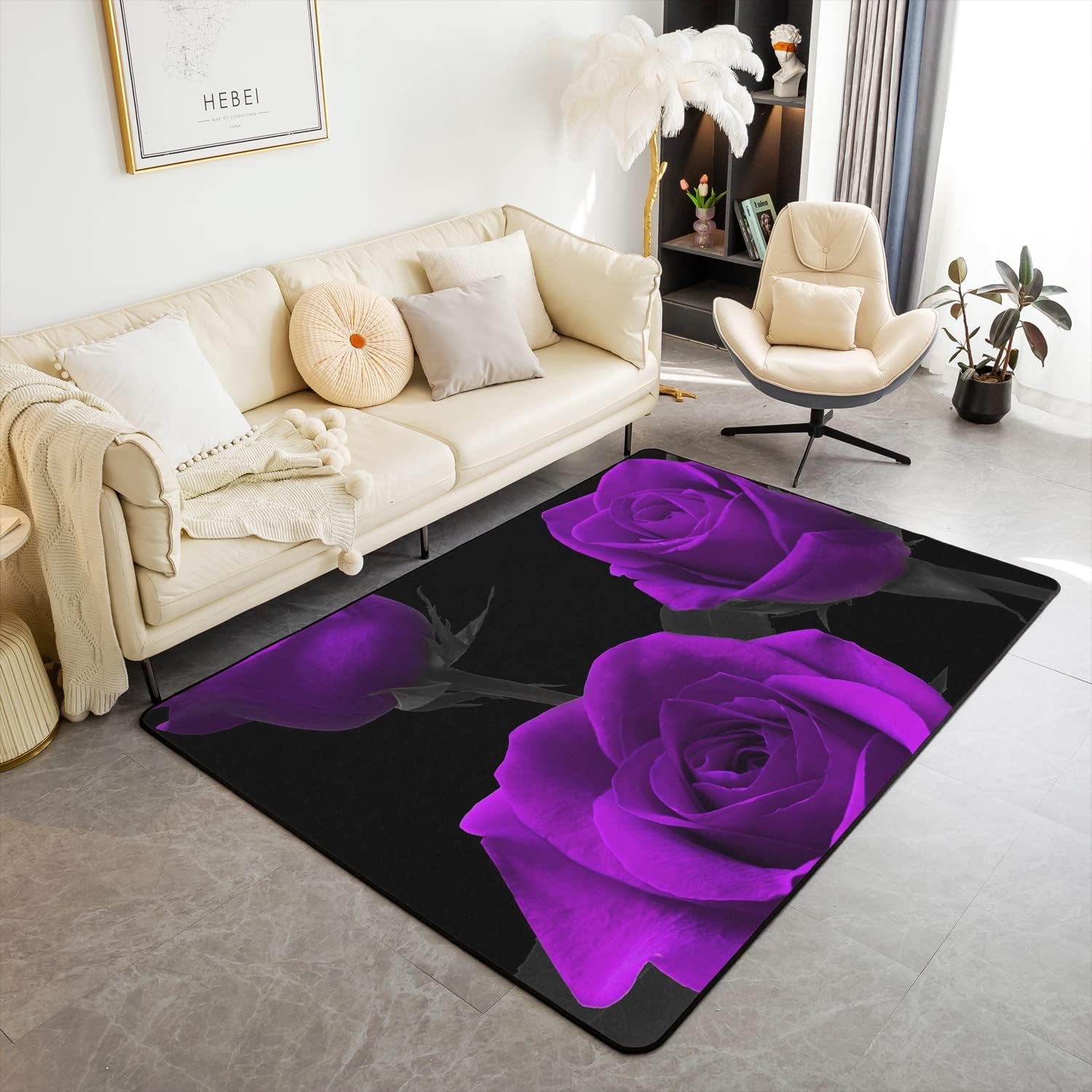 Blue Rose Flower on Black Back - Commercial Kitchen Background recensie en prijs