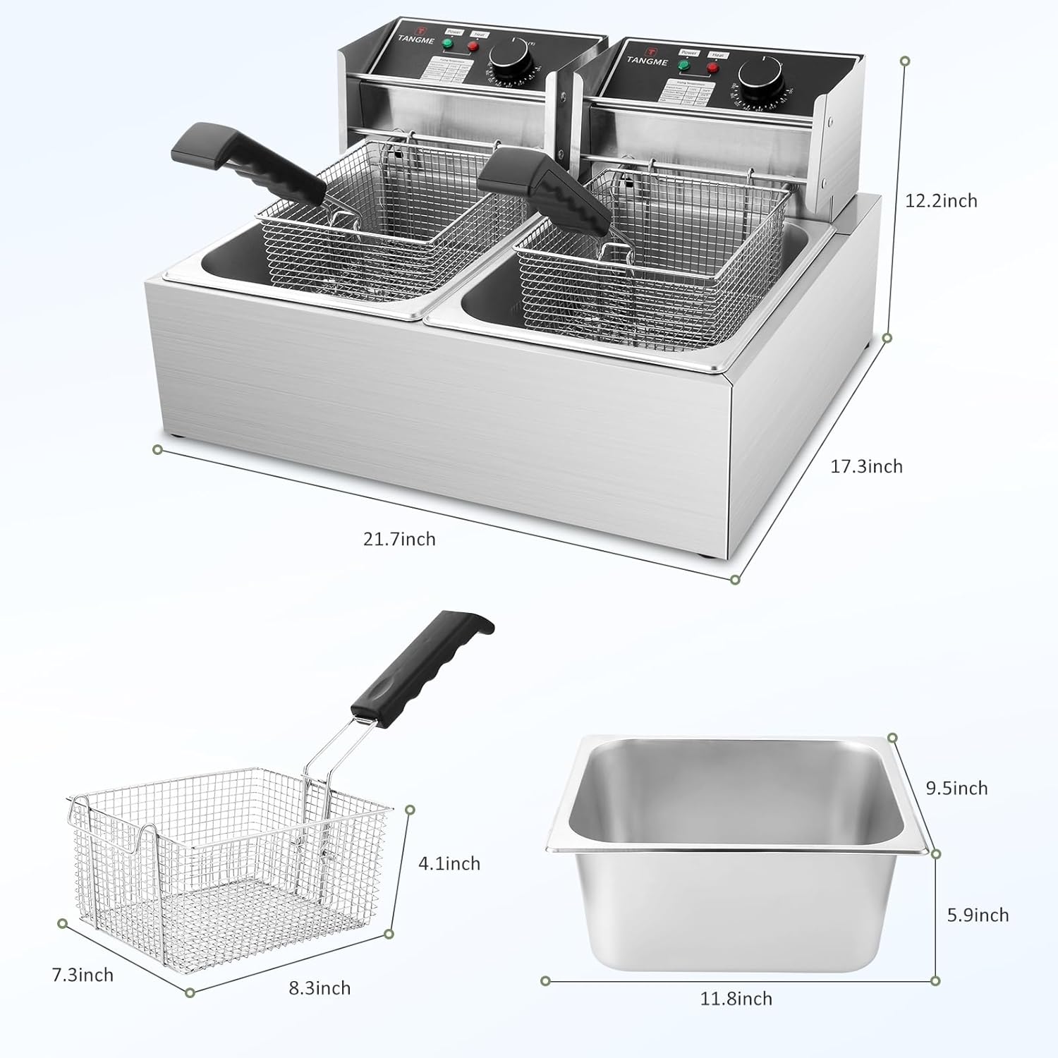 3400W Commercial Deep Fryer wi - Deep Fryer Commercial recensie en prijs