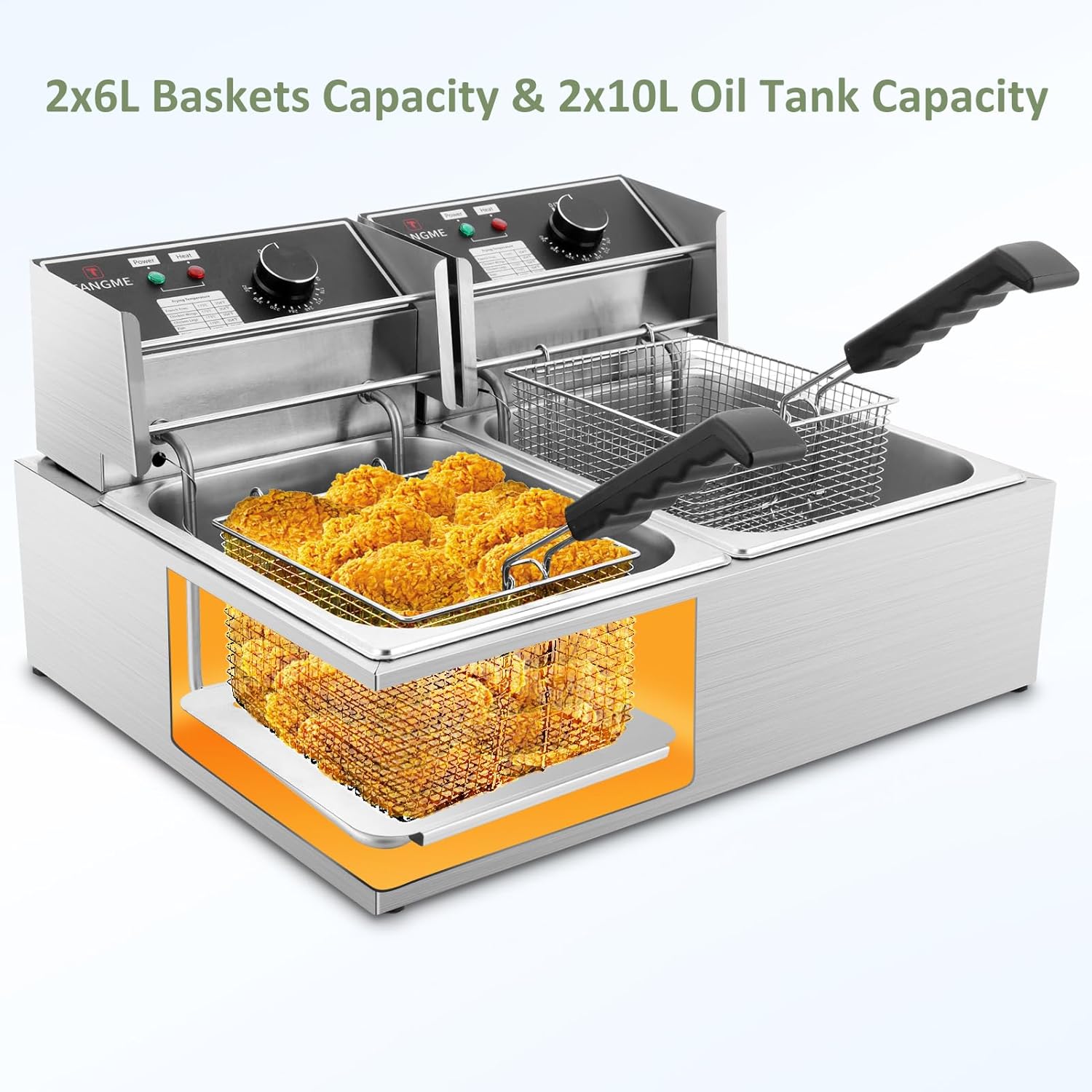 3400W Commercial Deep Fryer wi - Deep Fryer Commercial recensie en prijs