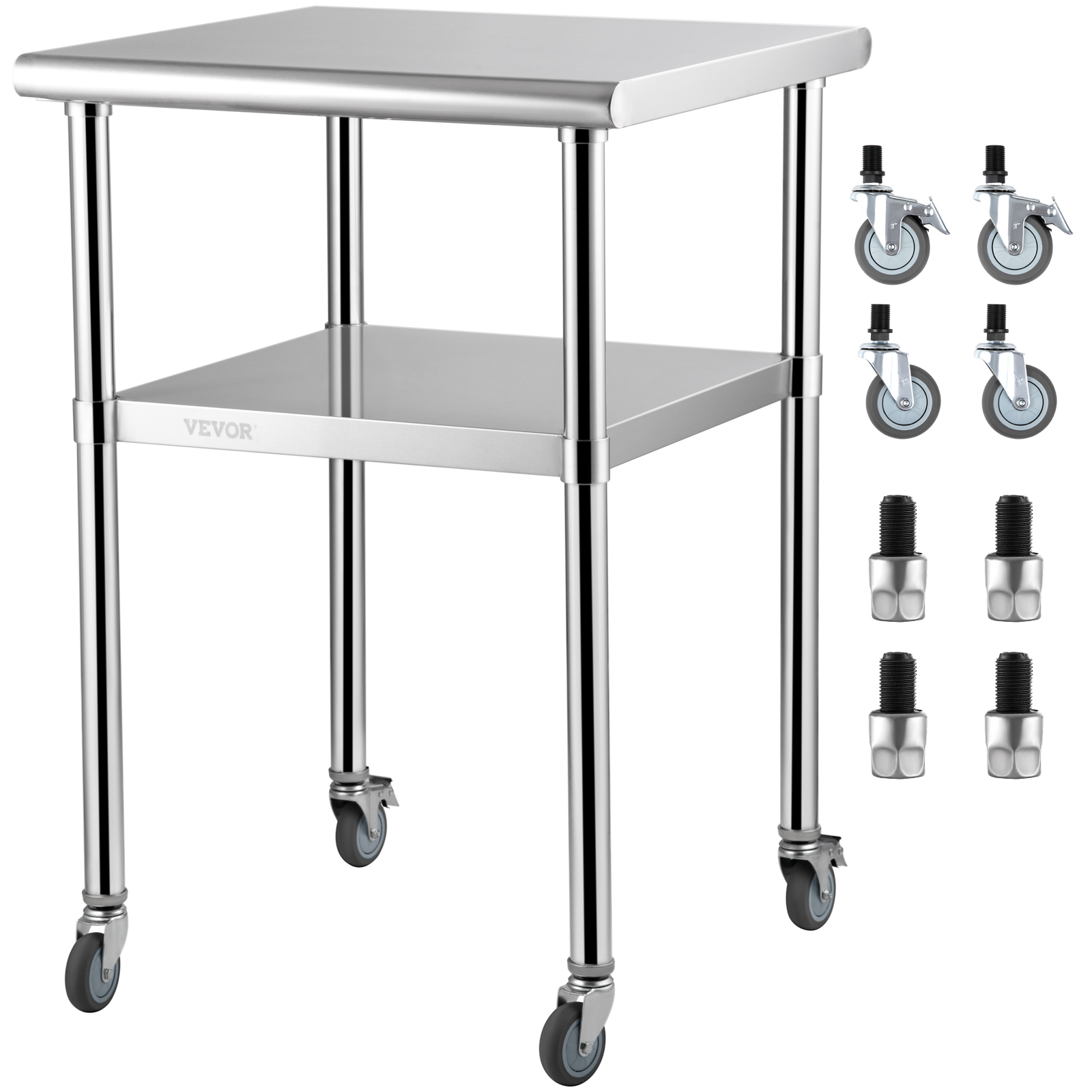 SucceBuy 24 x 24 in Stainless  - Commercial Kitchen Tables recensie en prijs