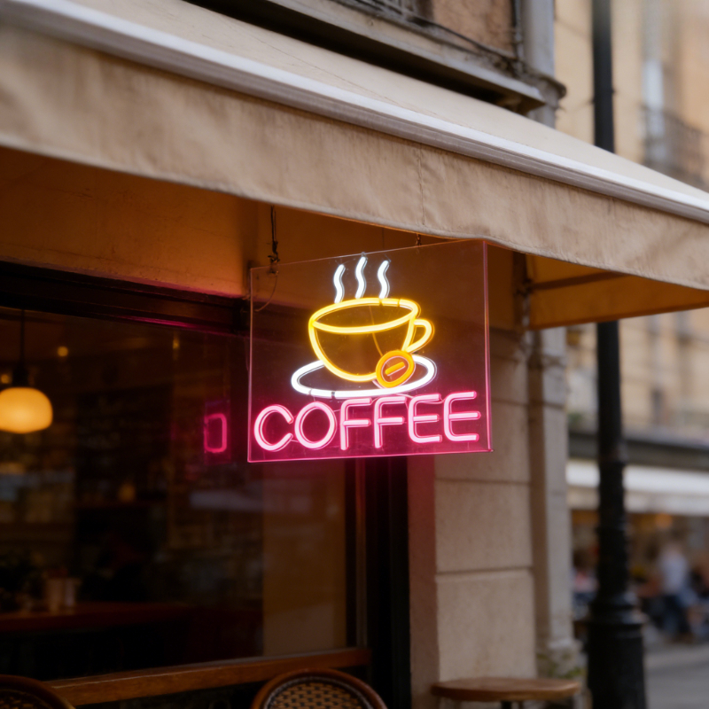Coffee Cup Neon Light Sign for - Commercial Kitchen Store recensie en prijs