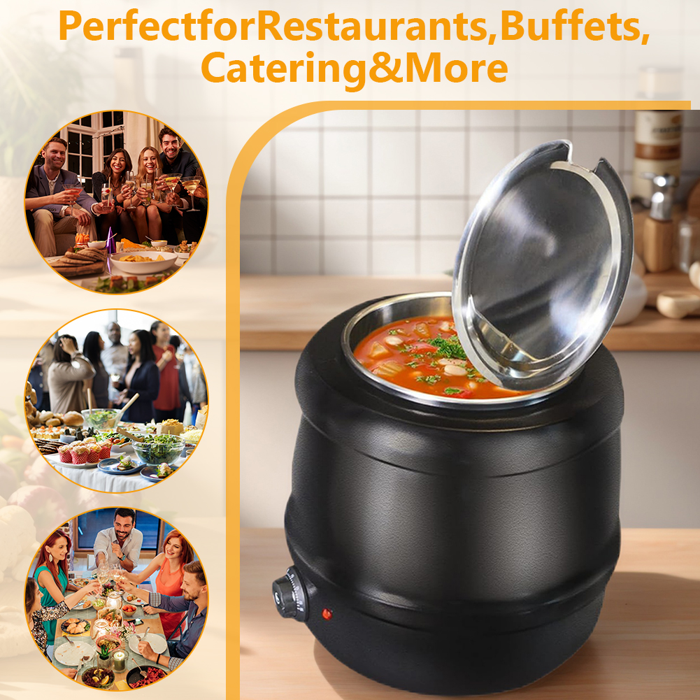 10L Electric Soup Warmer with  - Soup Kettle Warmer recensie en prijs