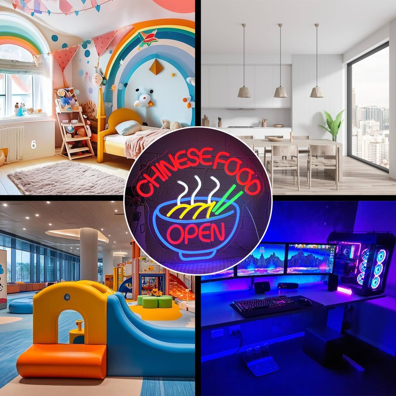 Chinese Food Open Neon Sign Ra - Commercial Kitchen Store recensie en prijs