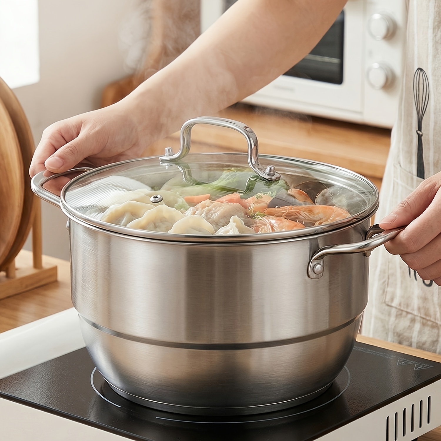 Stainless steel thickened soup - Soup Kettle Warmer recensie en prijs