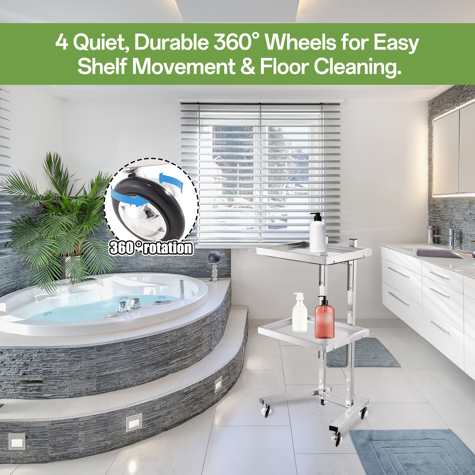 Stainless Steel Salon Rolling  - Commercial Kitchen On Wheels recensie en prijs