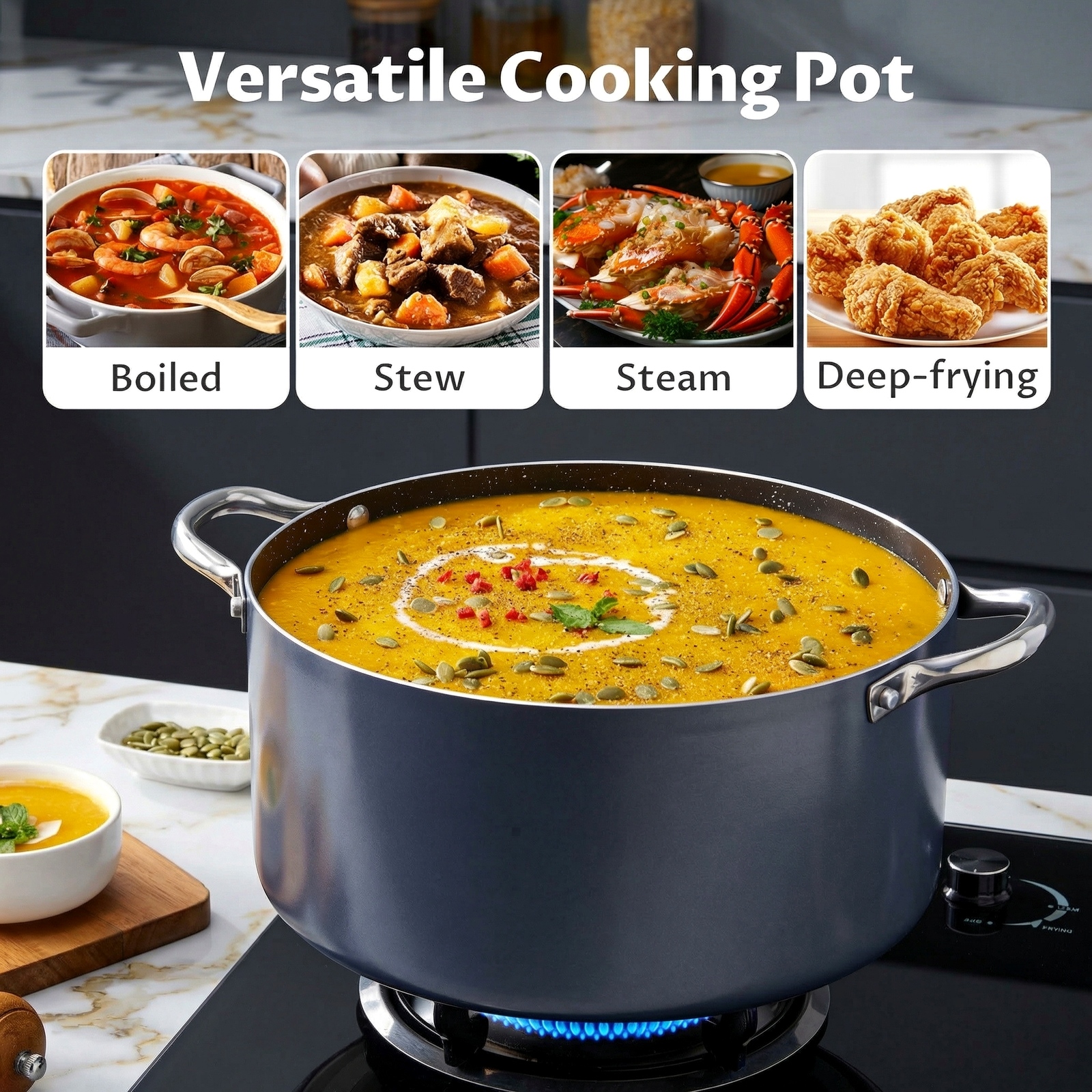 Aluminum Soup ,Cooking Pot, La - Soup Kettle Warmer recensie en prijs