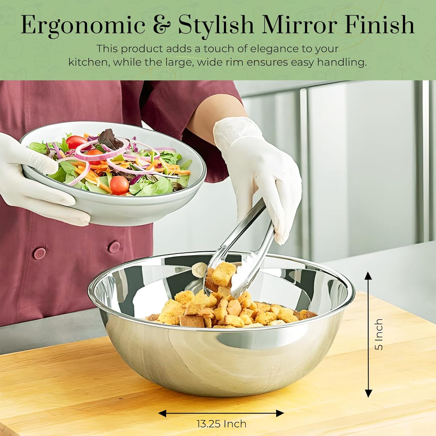 Stainless Steel Mixing Bowls 8 - Commercial Kitchen Images recensie en prijs