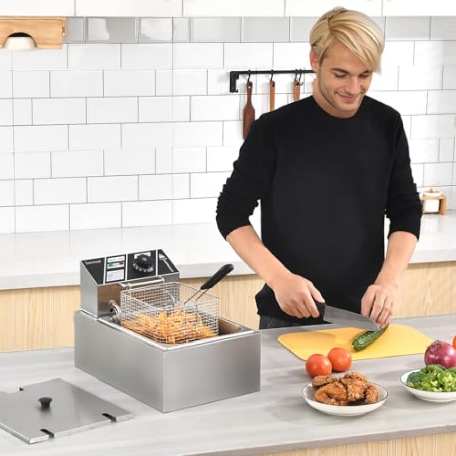 Electric Deep Fryer with Baske - Deep Fryer Commercial recensie en prijs