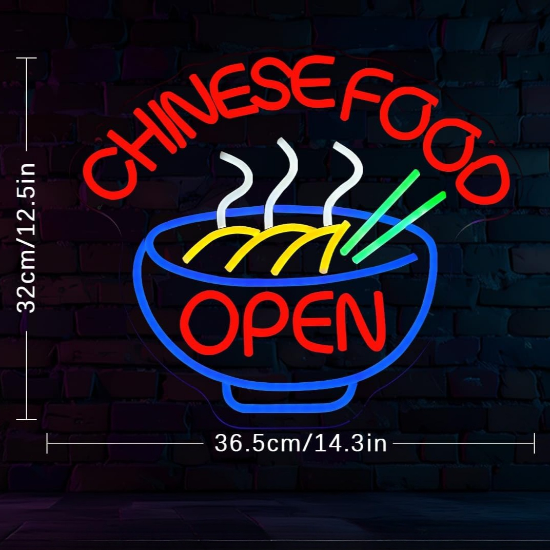 CHINESE FOOD Neon Sign Ramen N - Commercial Kitchen Store recensie en prijs