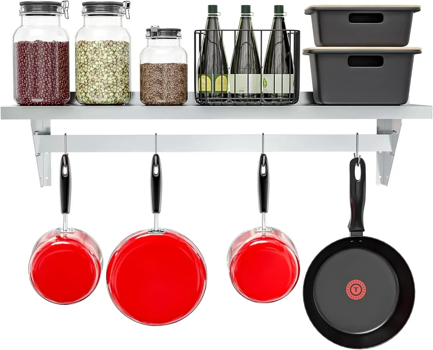 （XMSJ-Hot）Commercial Wall Moun - Commercial Kitchen Wall Shelves recensie en prijs