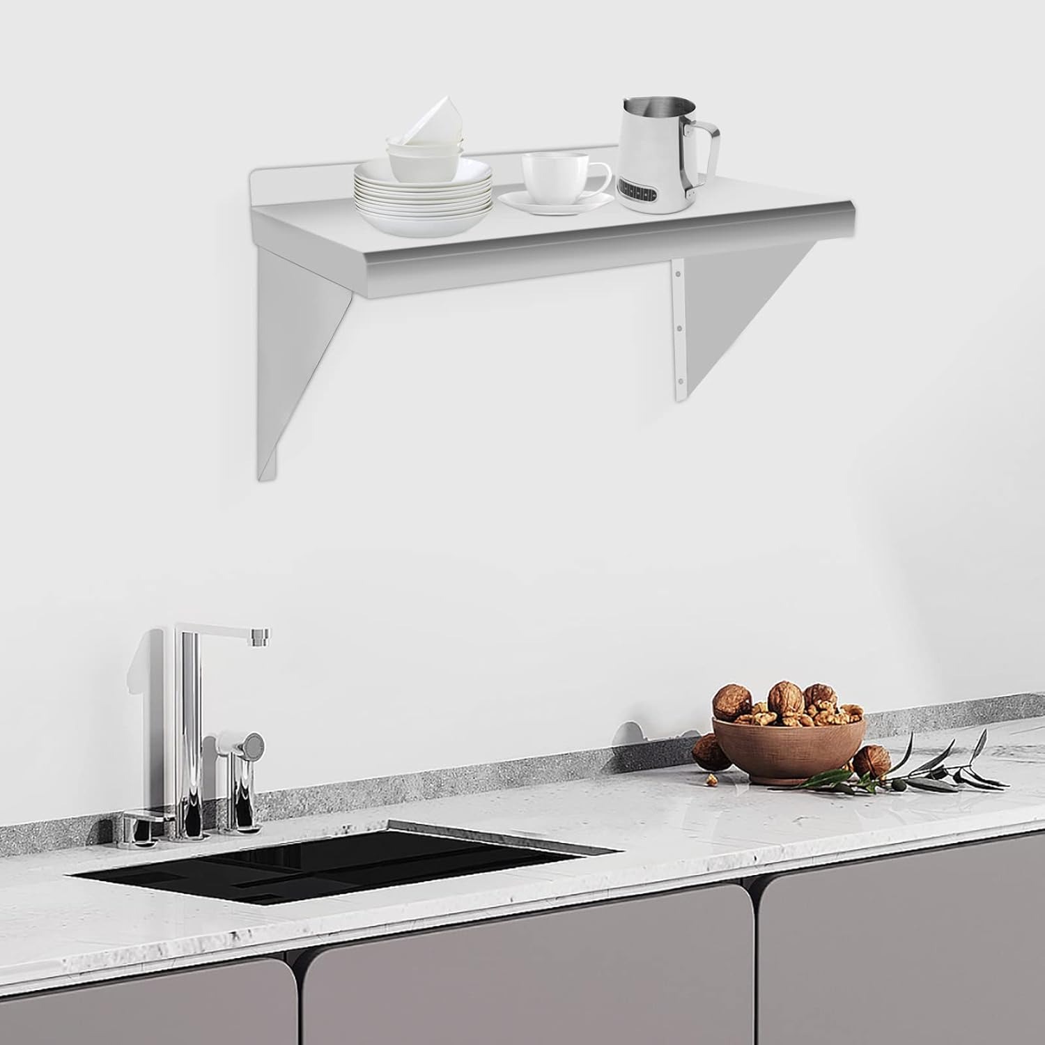 Cncest Stainless Steel Shelf 1 - Commercial Kitchen Wall Shelves recensie en prijs