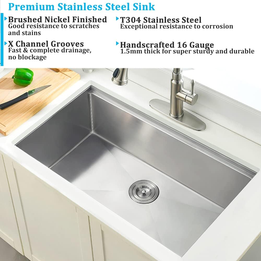 30 Inch Undermount Kitchen Sin - Commercial Kitchen Images recensie en prijs