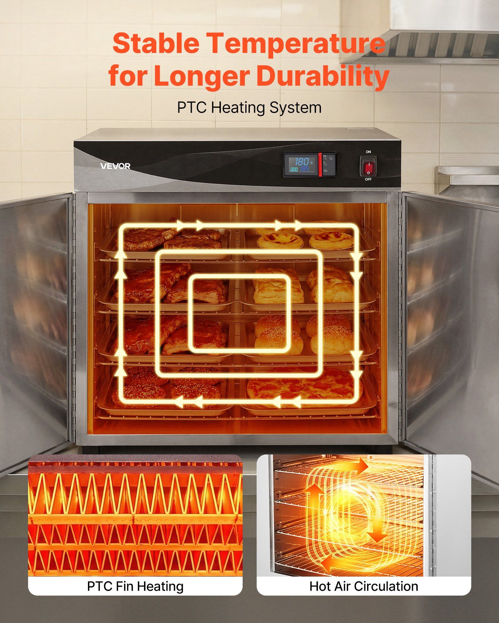 Electric Hot Box Food Warmer,  - Food Warmer Display recensie en prijs