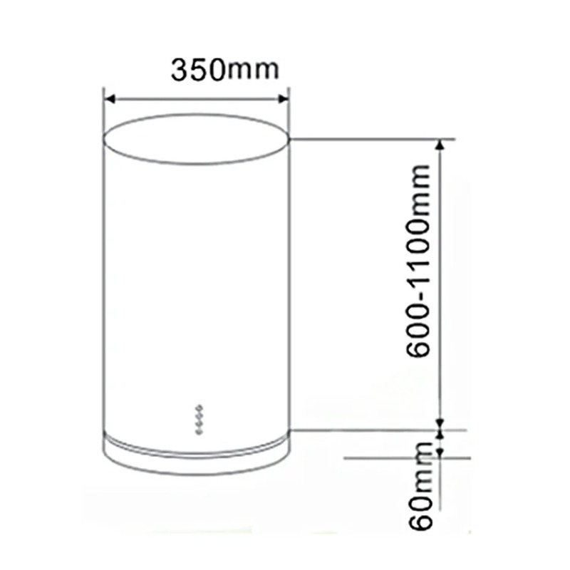 New Design Island Cylindrical  - Commercial Kitchen Vent recensie en prijs
