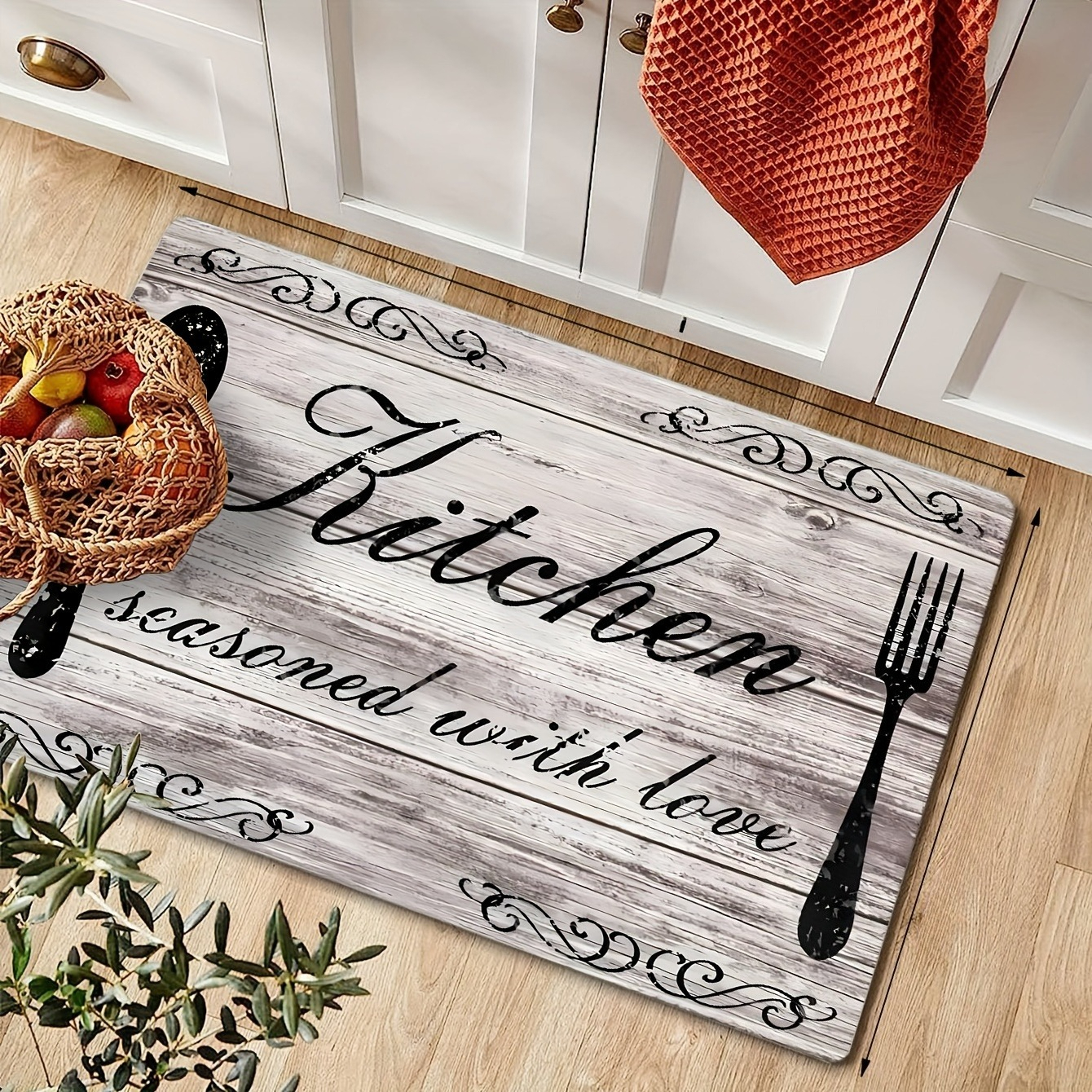 Vintage Vinyl Carpet Mat Rug H - Commercial Kitchen Vinyl recensie en prijs