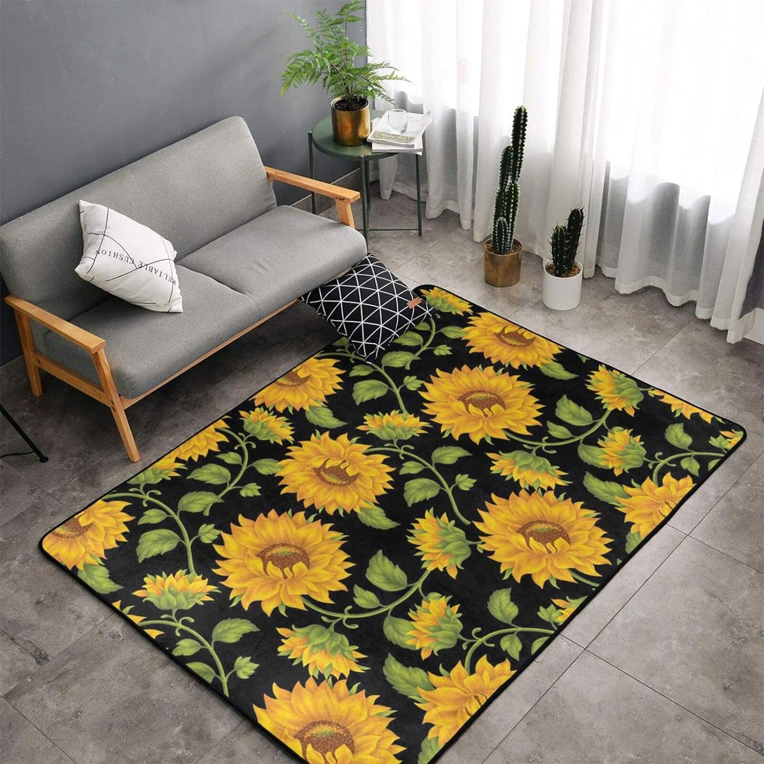 Yellow Sunflowers Flower on Bl - Commercial Kitchen Background recensie en prijs