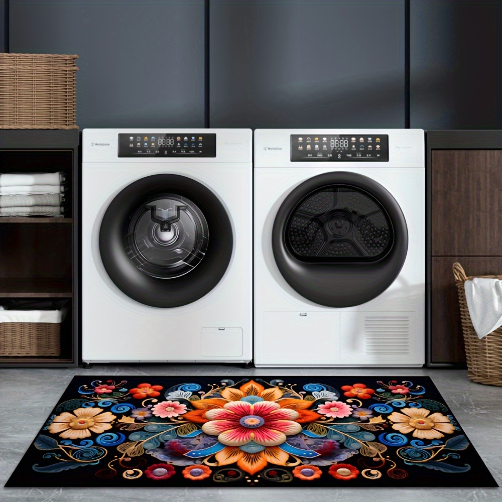 2D Printing Retro Floral Patte - Commercial Kitchen Background recensie en prijs