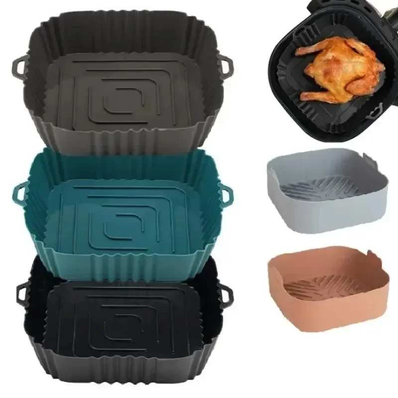 1PC Silicone Air Fryer Basket, - Deep Fryer Commercial recensie en prijs