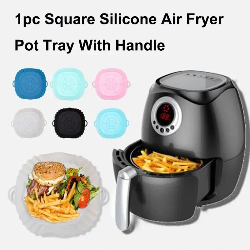 1PC Silicone Air Fryer Basket, - Deep Fryer Commercial recensie en prijs