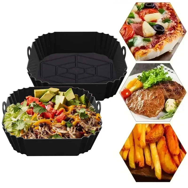 1PC Silicone Air Fryer Basket, - Deep Fryer Commercial recensie en prijs