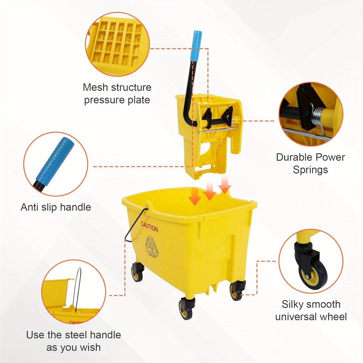 Dollate Commercial Mop and Buc - Commercial Kitchen On Wheels recensie en prijs