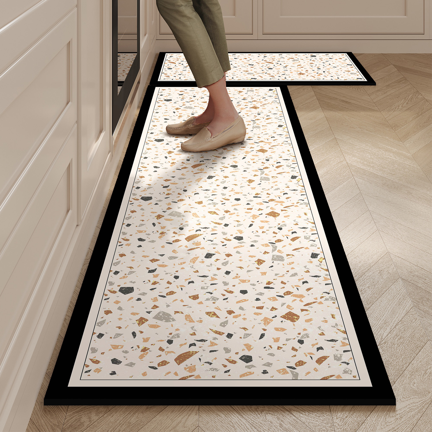 Kitchen Mat Waterproof Pvc Lea - Commercial Kitchen Vinyl recensie en prijs