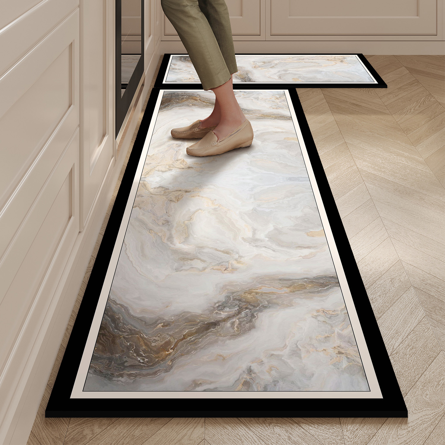 Kitchen Mat Waterproof Pvc Lea - Commercial Kitchen Vinyl recensie en prijs
