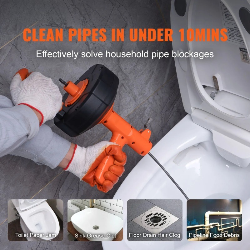 Drain Cleaner Machine 25FT Aut - Kitchen Cleaner Commercial recensie en prijs
