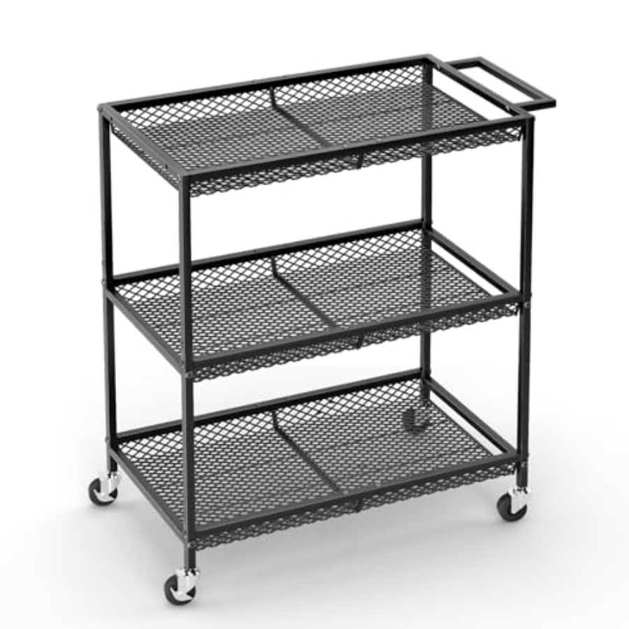 3 Tier Rolling Utility Kitchen - Commercial Kitchen On Wheels recensie en prijs
