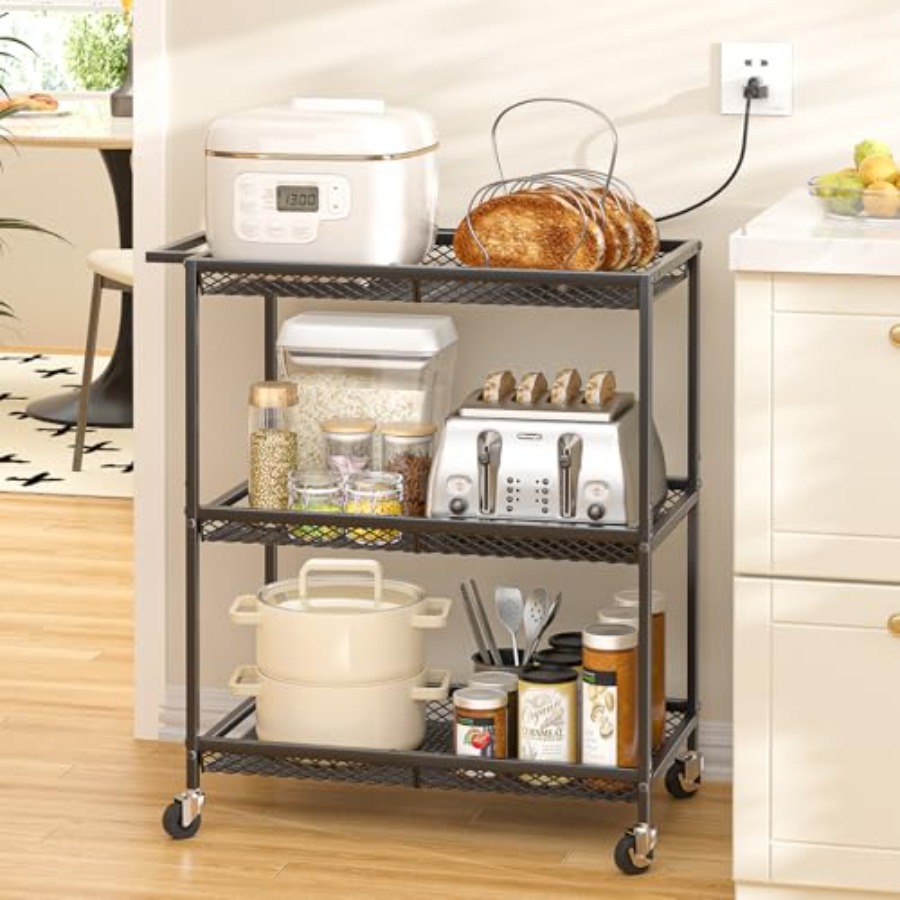 3 Tier Rolling Utility Kitchen - Commercial Kitchen On Wheels recensie en prijs