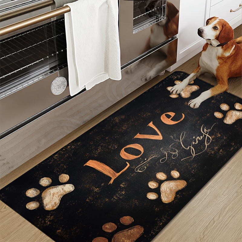 Cat Dog Paw Print Pattern Kitc - Commercial Kitchen Background recensie en prijs