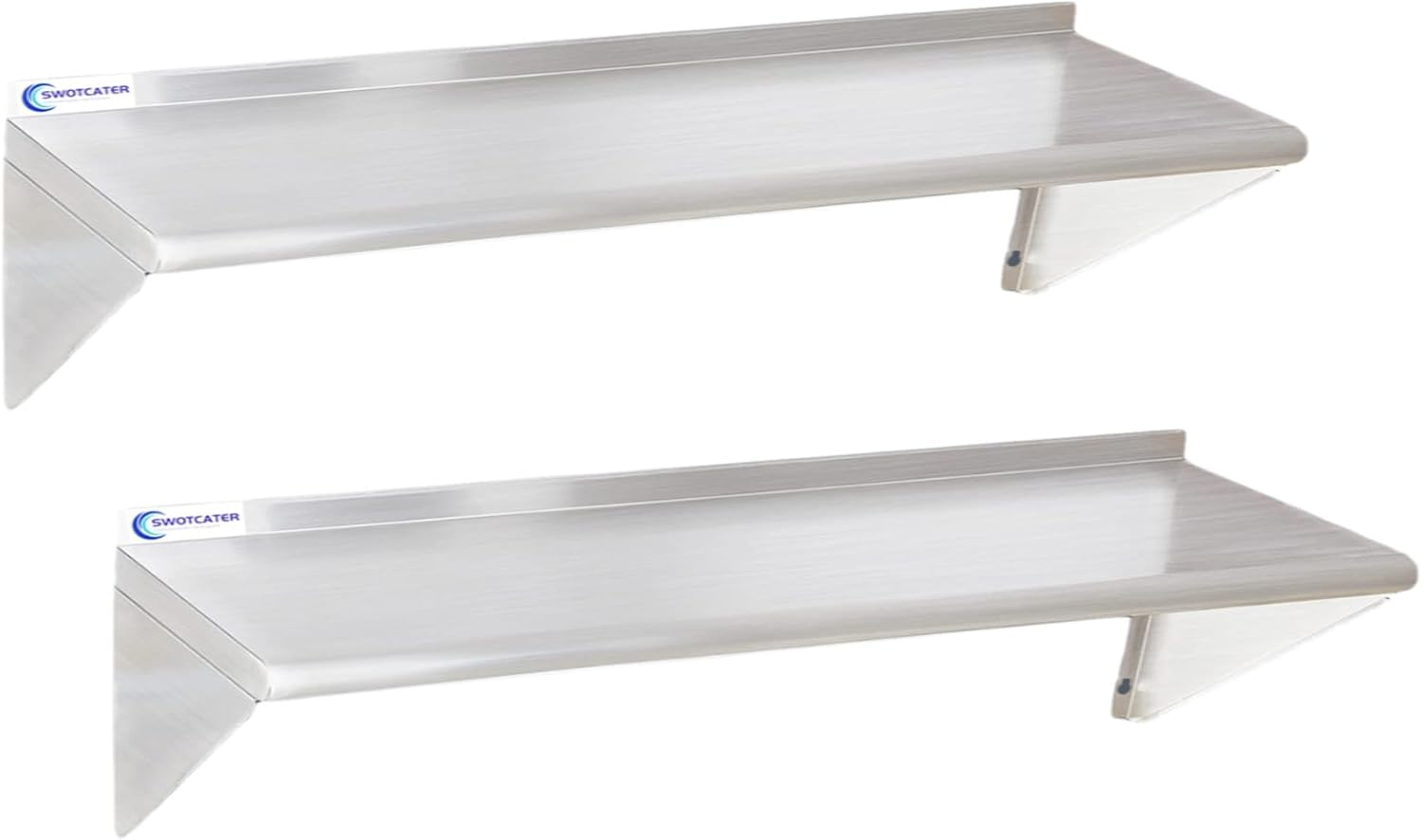 2 Pack Stainless Steel Shelf 1 - Commercial Kitchen Wall Shelves recensie en prijs