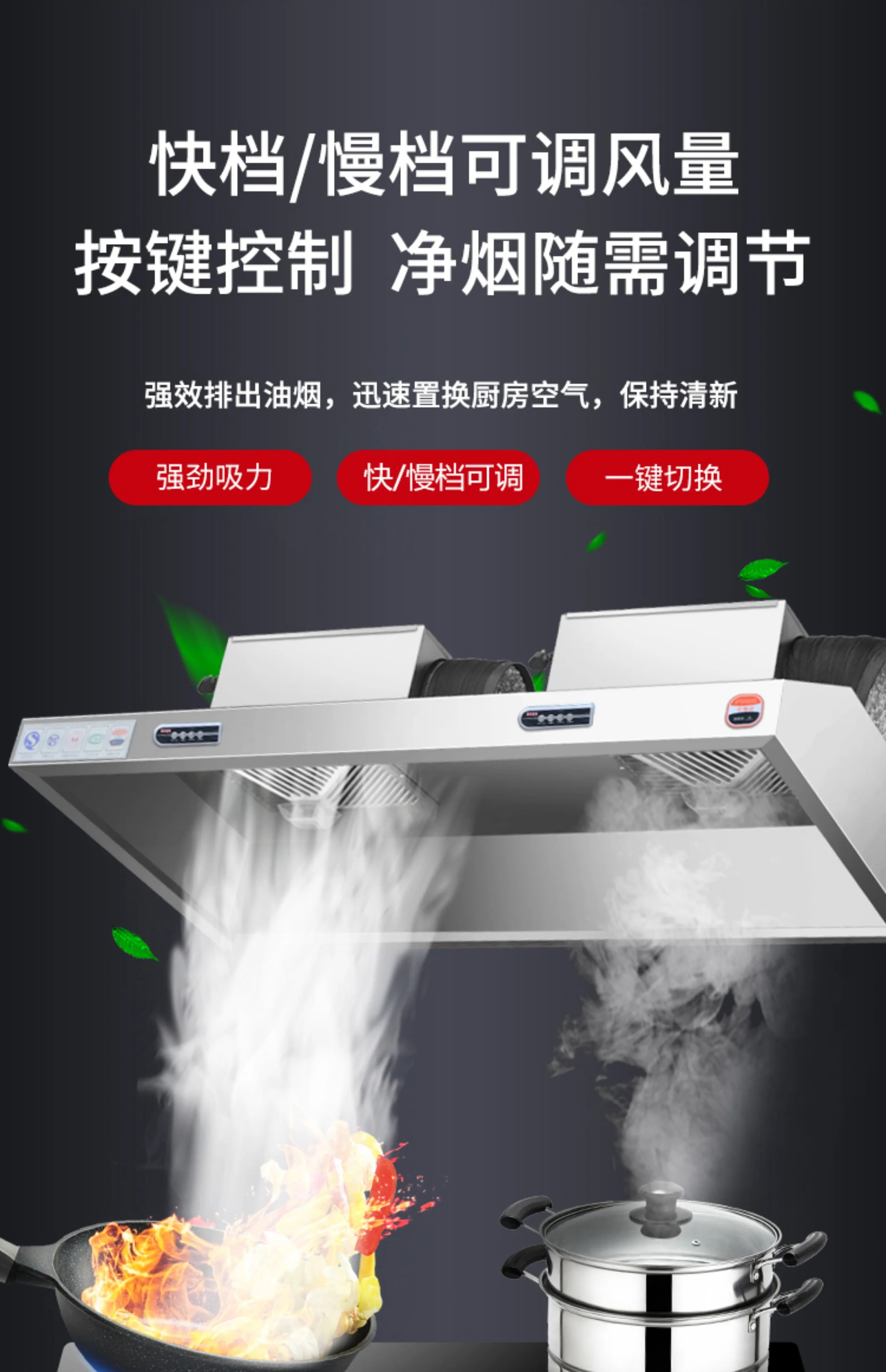 220V Stainless Steel Commercia - Commercial Kitchen Vent recensie en prijs