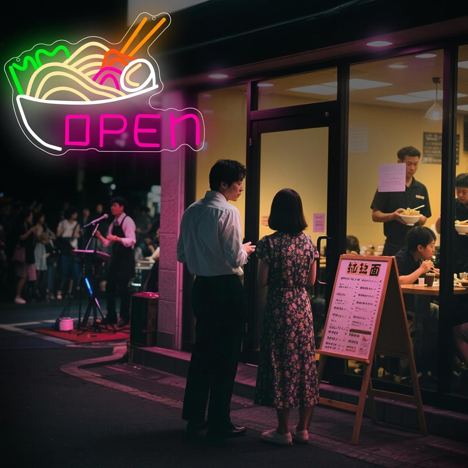 Ramen Bowl Neon Light Open LED - Commercial Kitchen Store recensie en prijs