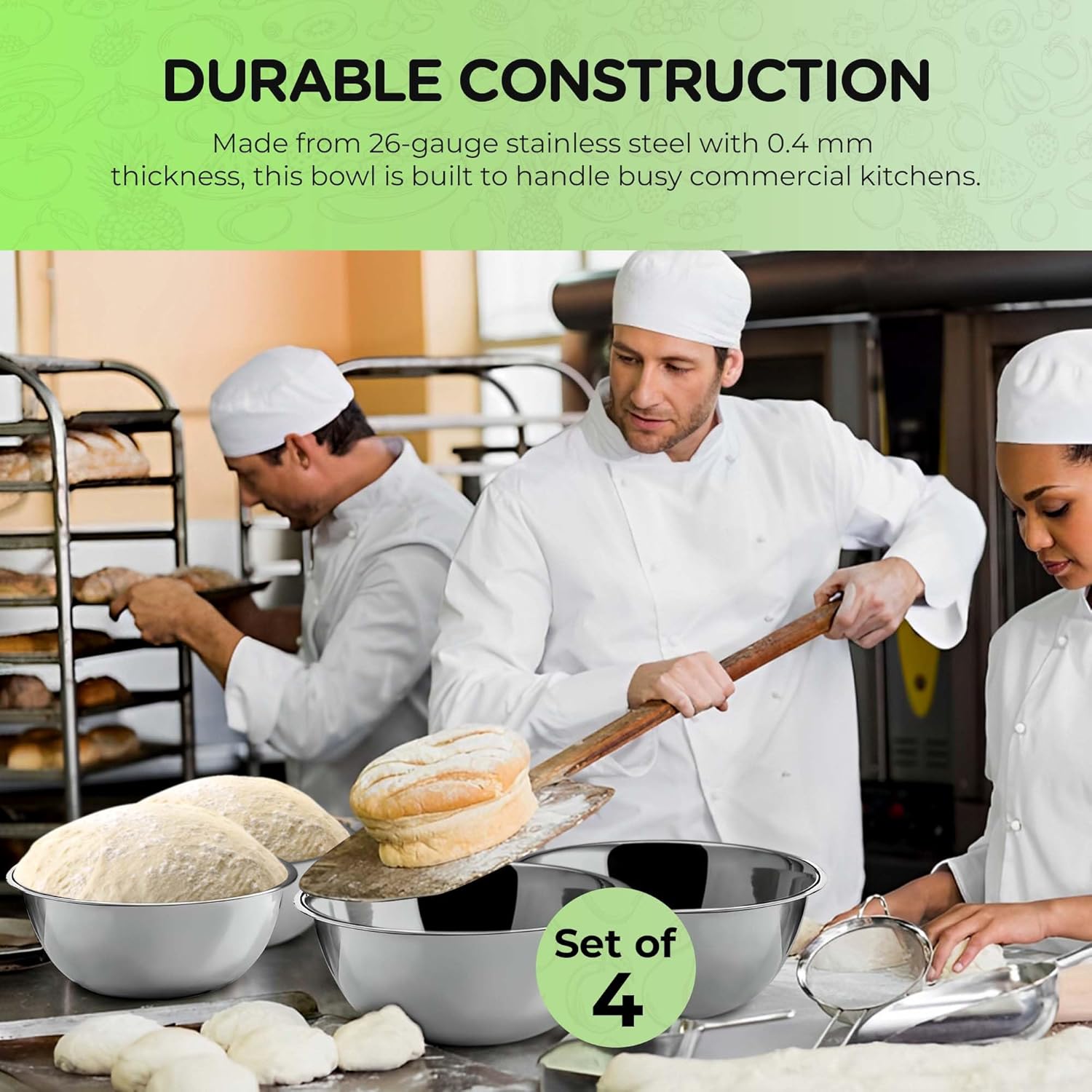 5 Quart Stainless Steel Mixing - Commercial Kitchen Images recensie en prijs