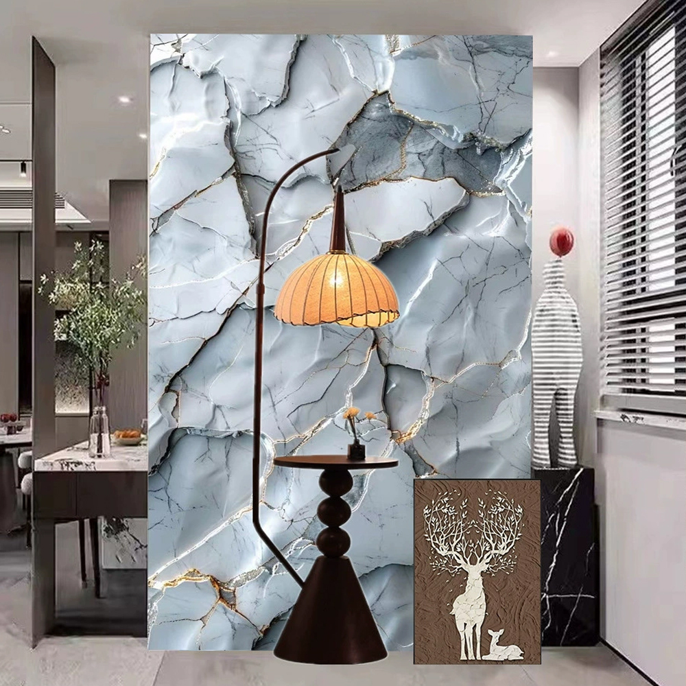 Easy-to-Apply 3D Gold Granite  - Commercial Kitchen Vinyl recensie en prijs