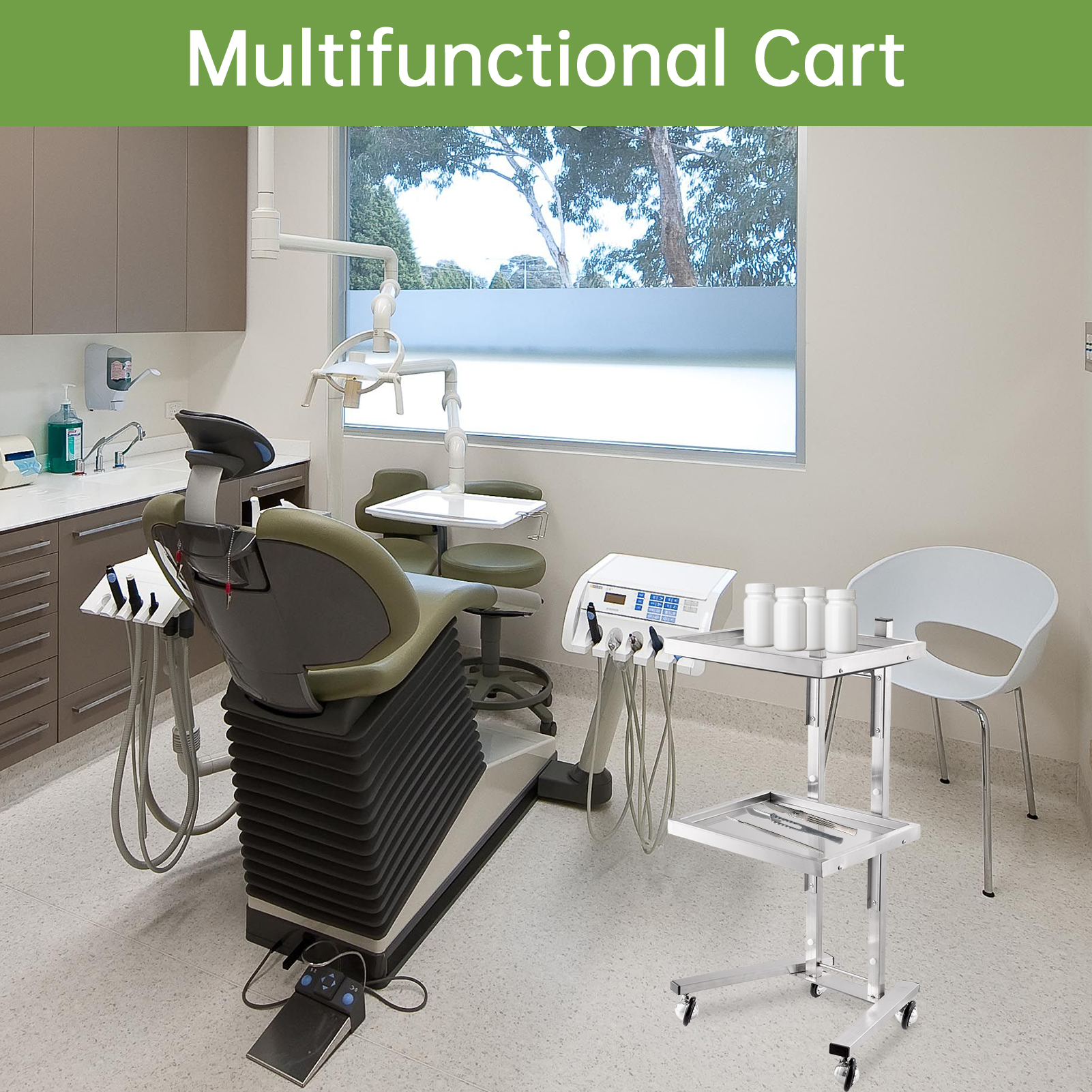 2 Tier Salon Rolling Cart | Ro - Commercial Kitchen On Wheels recensie en prijs