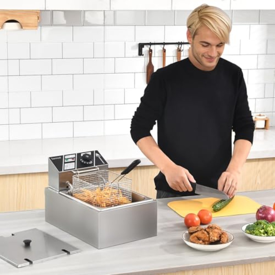 Electric Deep Fryer with Baske - Deep Fryer Commercial recensie en prijs