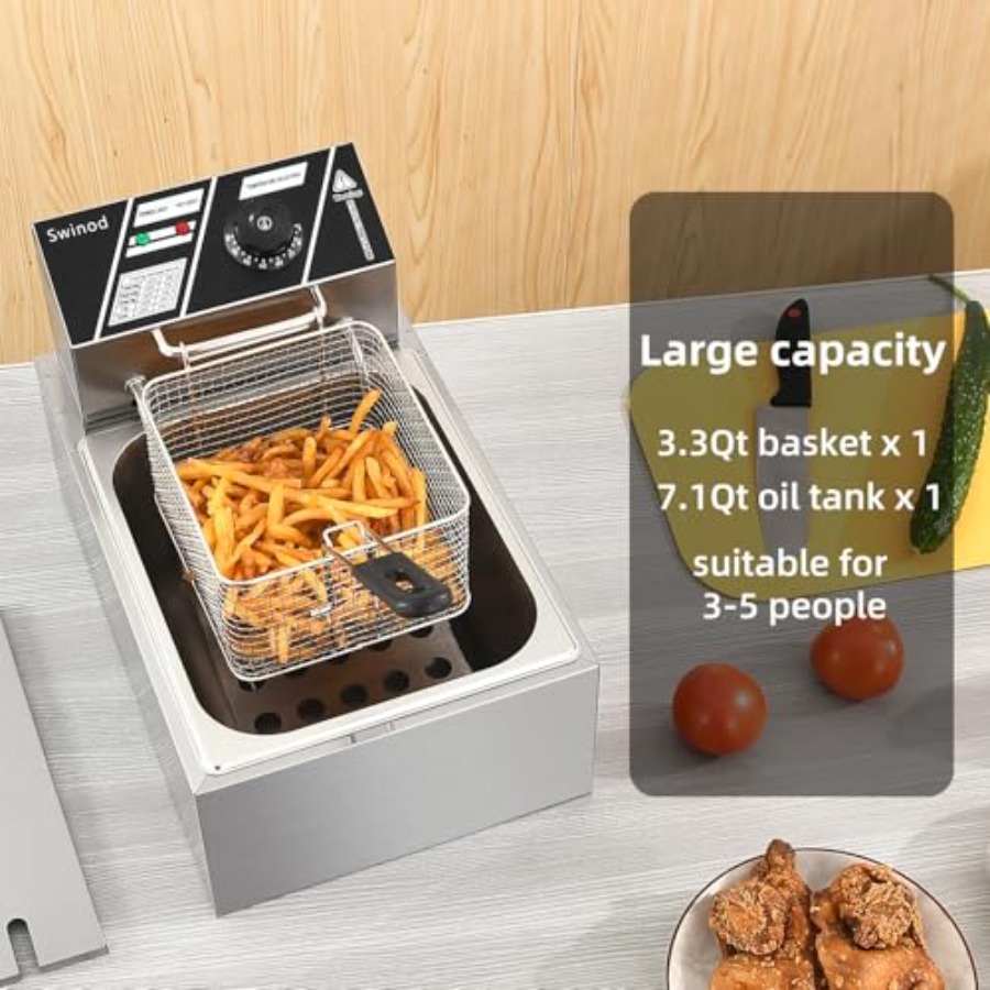 Electric Deep Fryer with Baske - Deep Fryer Commercial recensie en prijs