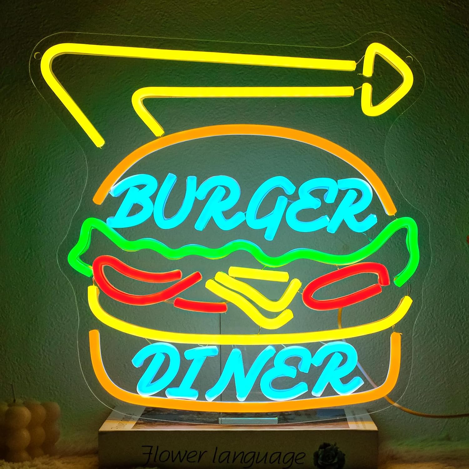 Burger Neon Sign Bussiness Art - Commercial Kitchen Store recensie en prijs