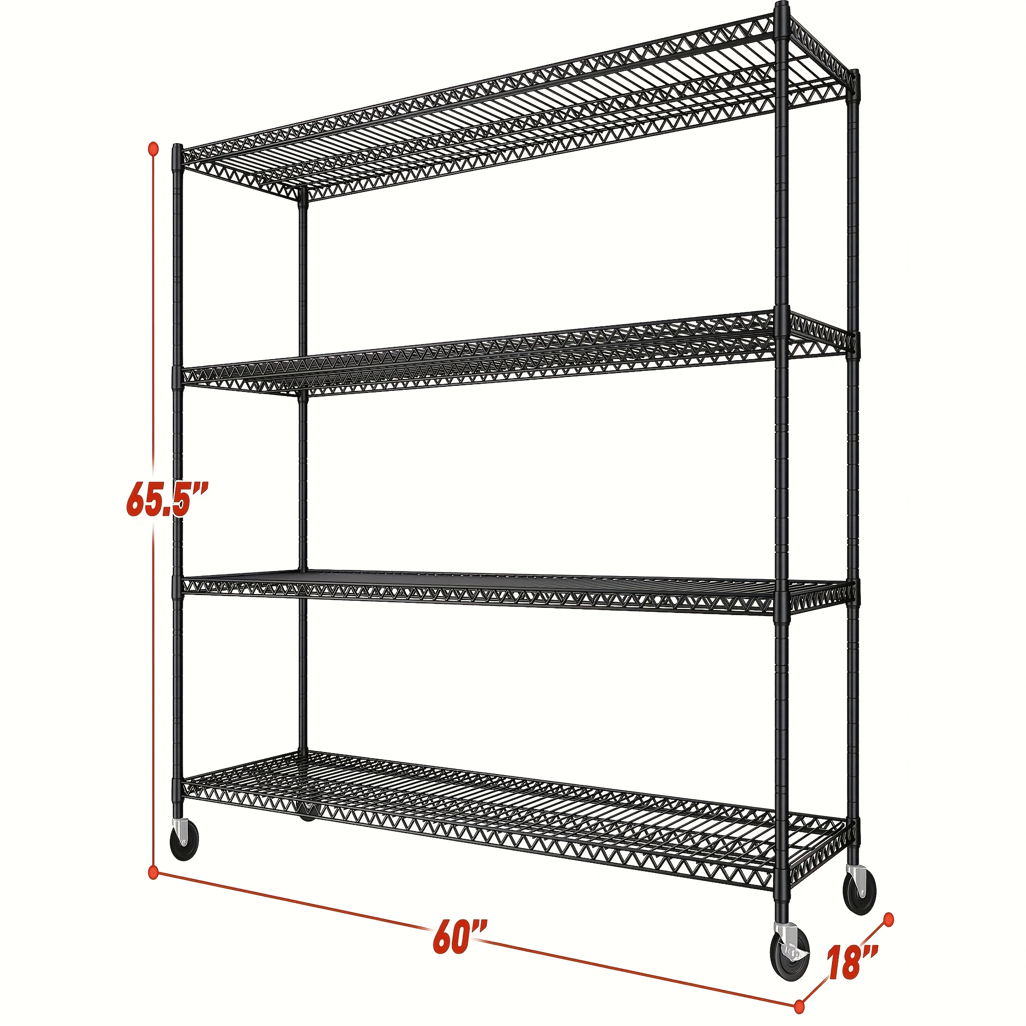 REIBII 60W''x65.5''Hx18''D& 45 - Commercial Kitchen On Wheels recensie en prijs